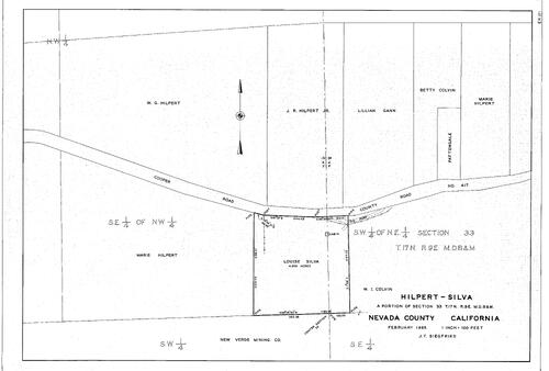 Click to see Hilpert-Silva, 1965 of Allan Beeson Survey Maps Book ER