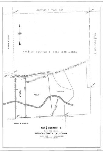 Click to see T16, R8, Section 8, 1965 of Allan Beeson Survey Maps Book ER