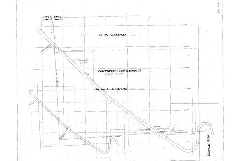 Click to see Sketch, no name of Allan Beeson Survey Maps Book ER