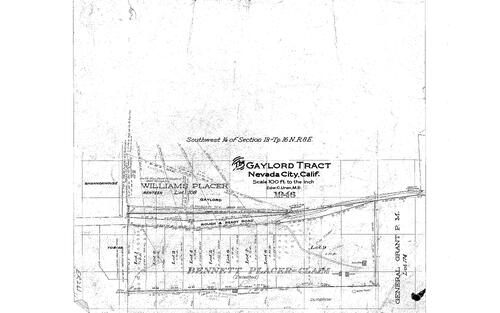 Click to see Gaylord Tract, 1946 of Allan Beeson Survey Maps Book ER
