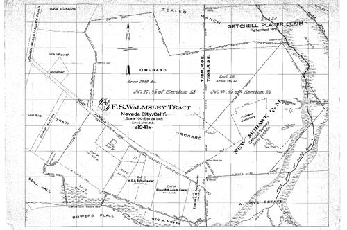 Click to see F. S. Walmsley Tract, 1941 of Allan Beeson Survey Maps Book ER