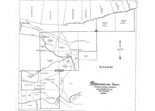 Click to see The Brindejon Tract, 1952 of Allan Beeson Survey Maps Book ER