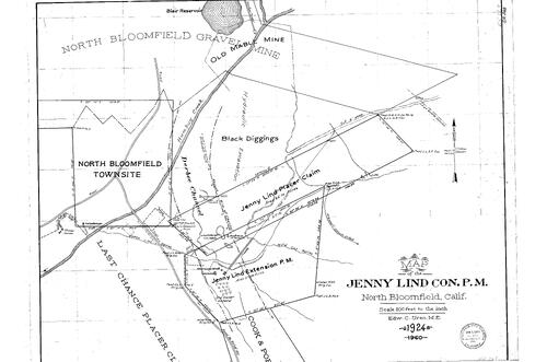 Click to see Jenny Lind Consolidated P.M., 1924/1960 of Allan Beeson Survey Maps Book ER