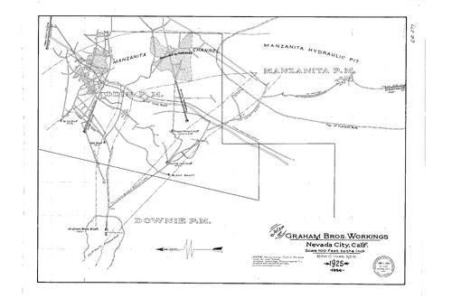 Click to see Graham Bros. Workings, 1925/1956 of Allan Beeson Survey Maps Book ER