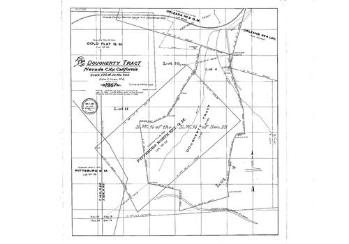 Click to see Dougherty Tract, 1957 of Allan Beeson Survey Maps Book ER