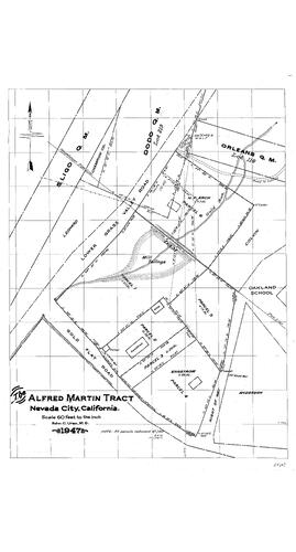 Click to see Alfred Martin Tract, 1947 (similar to 287) of Allan Beeson Survey Maps Book ER