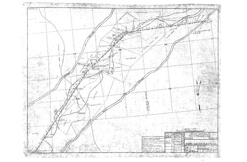 Click to see Drum-Cordelia Twin Tower Line, of Allan Beeson Survey Maps Book ER