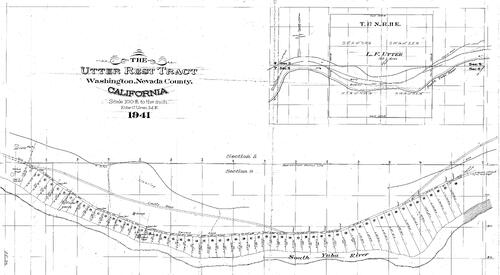 Click to see Utter Rest Tract, 1941 of Allan Beeson Survey Maps Book ER
