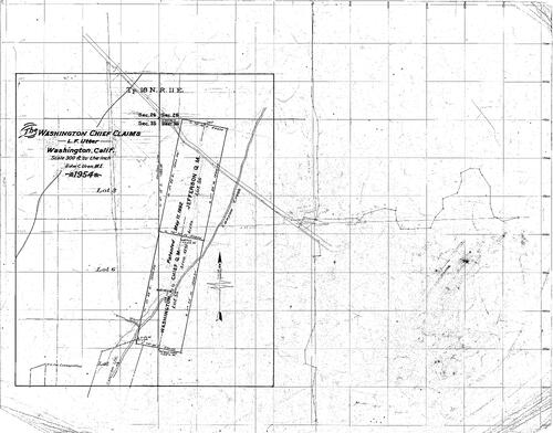 Click to see Washington Chief Claims, 1954 of Allan Beeson Survey Maps Book ER
