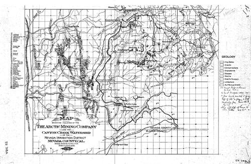 Click to see Arctic Mng. Co. & Canyon Creek Watershed, 1928 of Allan Beeson Survey Maps Book ER
