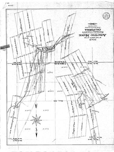 Click to see Arctic Mine & Vicinity, 1940 of Allan Beeson Survey Maps Book ER