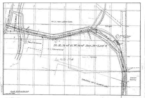 Click to see Bailey Tract, 1956 of Allan Beeson Survey Maps Book ER