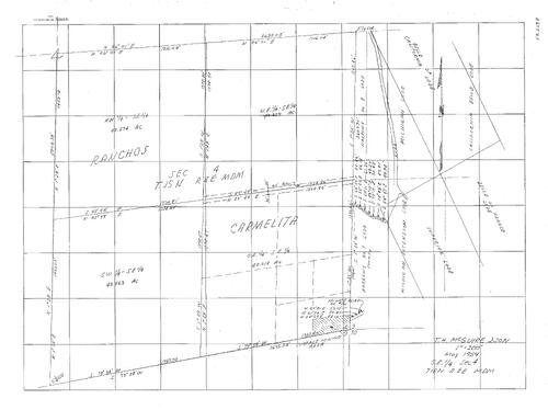 Click to see Ranchos, 1954 of Allan Beeson Survey Maps Book ER