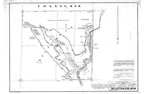 Click to see California Leisure Lands Co. Remainder, 1964 of Allan Beeson Survey Maps Book ER