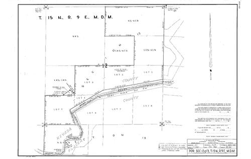 Click to see T15, R6 Sections 12 & 13, 1964 of Allan Beeson Survey Maps Book ER