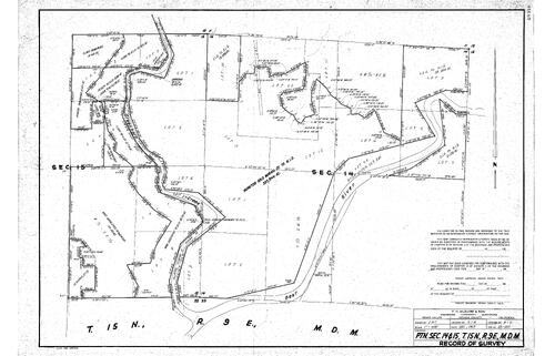 Click to see T15, R9, Section 14, 1963 of Allan Beeson Survey Maps Book ER