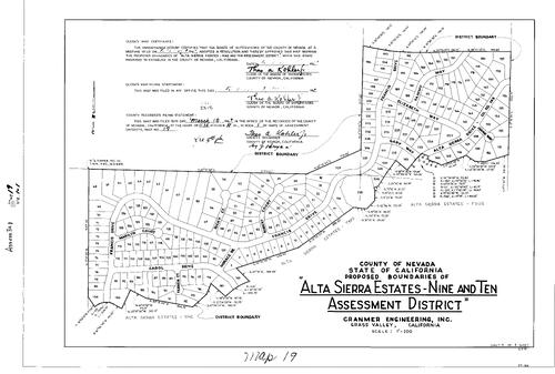 Click to see Assessment Map Book 1, pg. 19 of Nevada County Recorders Assessment Maps Book 1