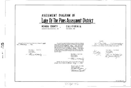 Click to see Assessment Map Book 1, pg. 46 of Nevada County Recorders Assessment Maps Book 1