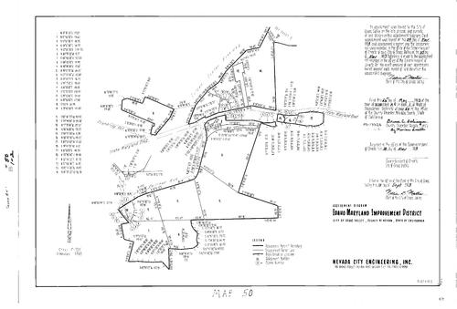 Click to see Assessment Map Book 1, pg. 50 of Nevada County Recorders Assessment Maps Book 1