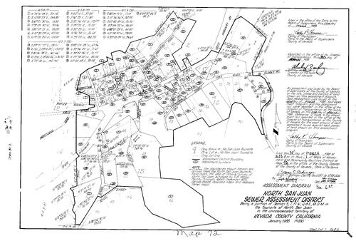 Click to see Assessment Map Book 1, pg. 72 of Nevada County Recorders Assessment Maps Book 1