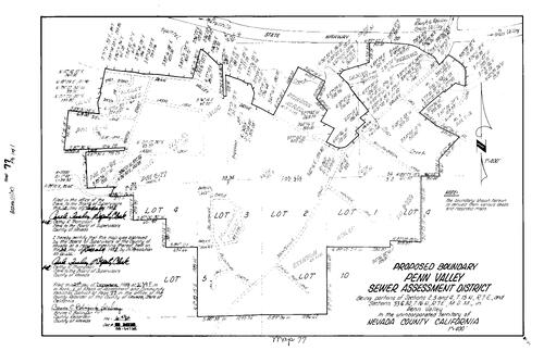 Click to see Assessment Map Book 1, pg. 77 of Nevada County Recorders Assessment Maps Book 1