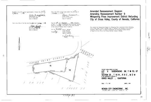 Click to see Assessment Map Book 1, pg. 85 of Nevada County Recorders Assessment Maps Book 1