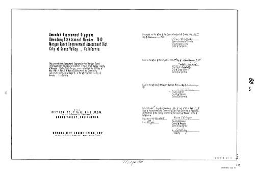 Click to see Assessment Map Book 1, pg. 88 of Nevada County Recorders Assessment Maps Book 1