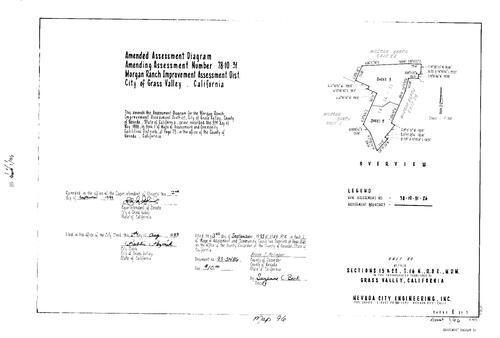 Click to see Assessment Map Book 1, pg. 96 of Nevada County Recorders Assessment Maps Book 1