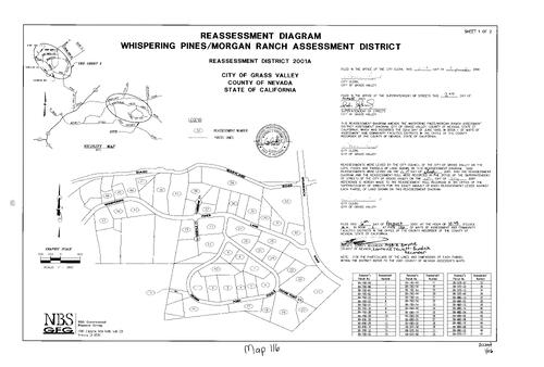 Click to see Assessment Map Book 1, pg. 116 of Nevada County Recorders Assessment Maps Book 1