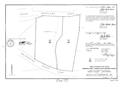 Click to see Assessment Map Book 1, pg. 125 of Nevada County Recorders Assessment Maps Book 1