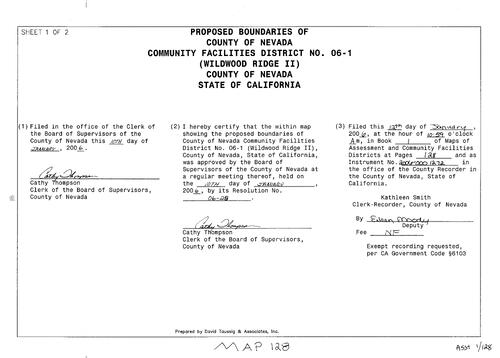 Click to see Assessment Map Book 1, pg. 128 of Nevada County Recorders Assessment Maps Book 1