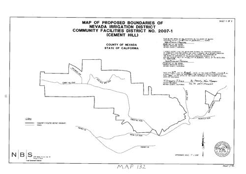Click to see Assessment Map Book 1, pg. 132 of Nevada County Recorders Assessment Maps Book 1