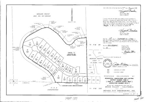 Click to see Assessment Map Book 1, pg. 137 of Nevada County Recorders Assessment Maps Book 1
