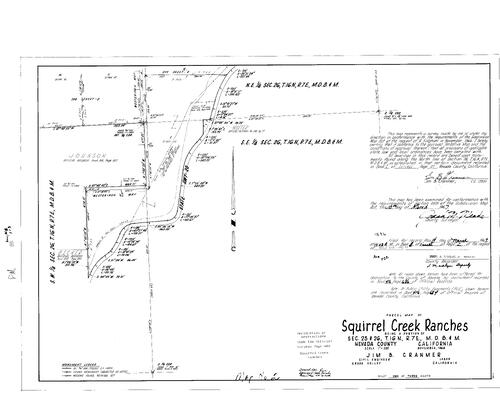 Click to see Parcel Map Book 1, pg. 2 (1967) of Nevada County Recorders Parcel Maps Book 1