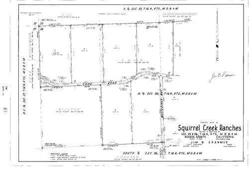 Click to see Parcel Map Book 1, pg. 2 (1967) of Nevada County Recorders Parcel Maps Book 1