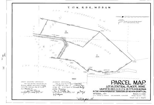 Click to see Parcel Map Book 1, pg. 4 (1967) of Nevada County Recorders Parcel Maps Book 1