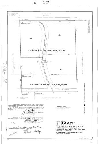 Click to see Parcel Map Book 1, pg. 29 (1970) of Nevada County Recorders Parcel Maps Book 1