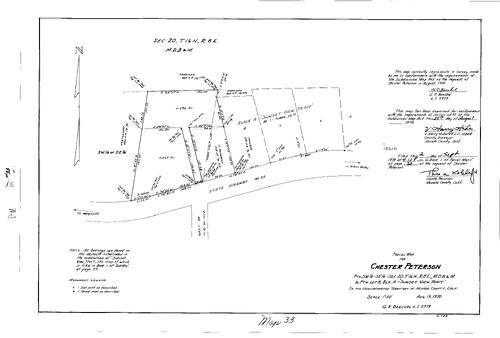 Click to see Parcel Map Book 1, pg. 33 (1970) of Nevada County Recorders Parcel Maps Book 1