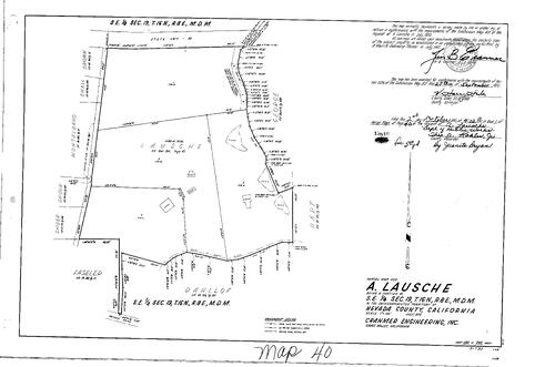 Click to see Parcel Map Book 1, pg. 40 (1970) of Nevada County Recorders Parcel Maps Book 1