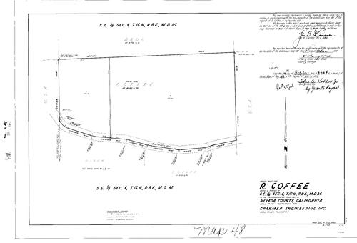 Click to see Parcel Map Book 1, pg. 48 (1970) of Nevada County Recorders Parcel Maps Book 1