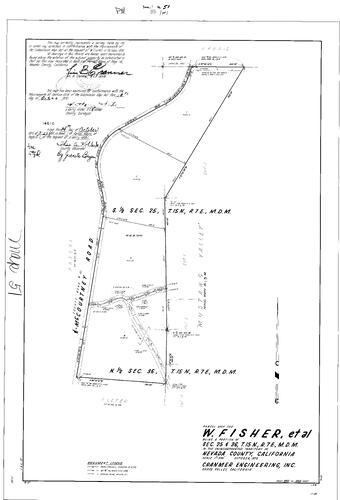 Click to see Parcel Map Book 1, pg. 51 (1970) of Nevada County Recorders Parcel Maps Book 1