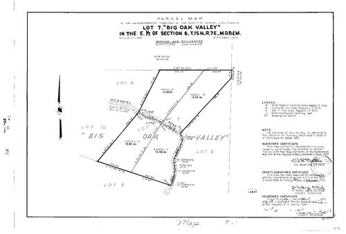 Click to see Parcel Map Book 1, pg. 66 (1970) of Nevada County Recorders Parcel Maps Book 1