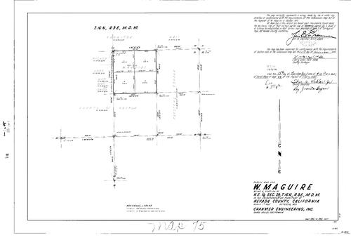 Click to see Parcel Map Book 1, pg. 75 (1970) of Nevada County Recorders Parcel Maps Book 1