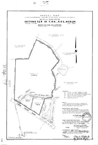 Click to see Parcel Map Book 1, pg. 79 (1970) of Nevada County Recorders Parcel Maps Book 1