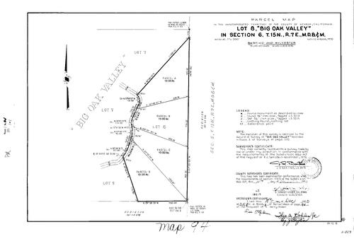 Click to see Parcel Map Book 1, pg. 94 (1970) of Nevada County Recorders Parcel Maps Book 1