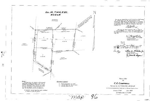 Click to see Parcel Map Book 1, pg. 96 (1970) of Nevada County Recorders Parcel Maps Book 1