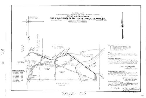 Click to see Parcel Map Book 1, pg. 106 (1971) of Nevada County Recorders Parcel Maps Book 1