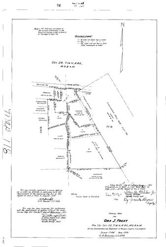 Click to see Parcel Map Book 1, pg. 118 (1971) of Nevada County Recorders Parcel Maps Book 1