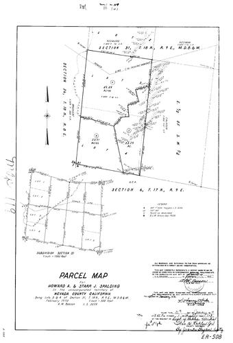 Click to see Parcel Map Book 1, pg. 119 (1971) of Nevada County Recorders Parcel Maps Book 1
