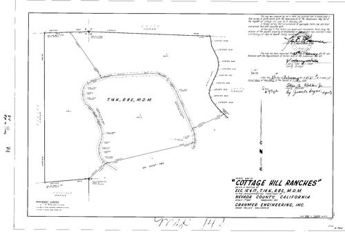 Click to see Parcel Map Book 1, pg. 142 (1971) of Nevada County Recorders Parcel Maps Book 1